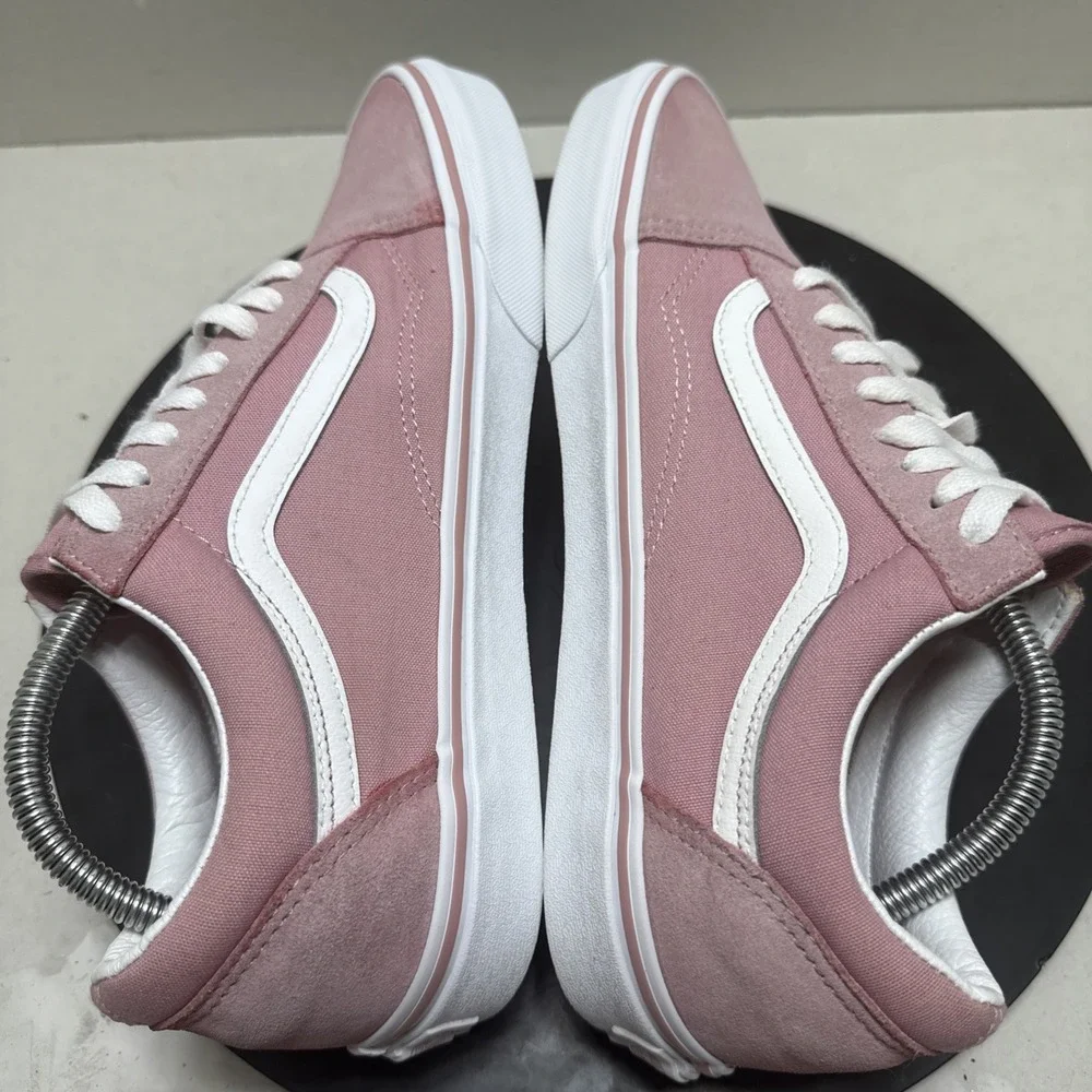 Vans Old Skool Pink Suede Canvas Low Top Mens 9 Womens 10.5 VN0A5JMI2PT
